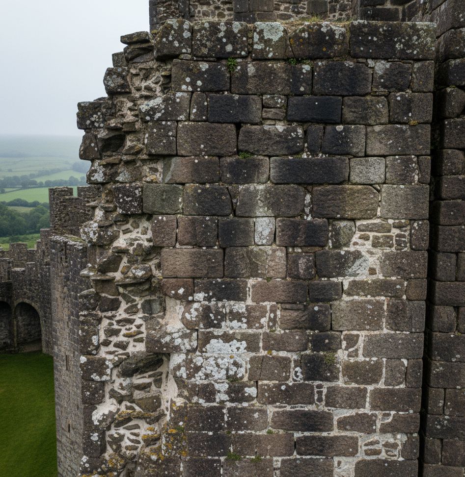 Non-invasive drone survey of heritage building facade