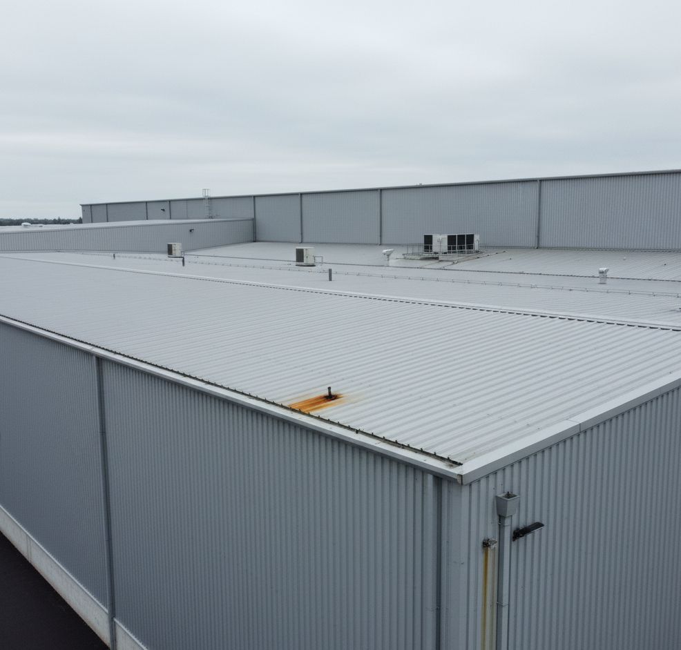 High-resolution facade and commercial rooftop inspection